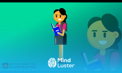 Flat Vector Character Illustration Adobe Illustrator Tutorial Vector Art illustration