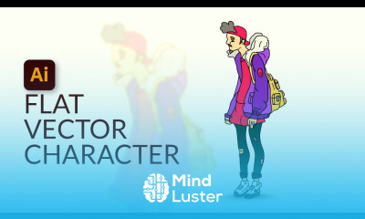 Flat Vector Character Illustration Tutorial adobe illustrator 2022