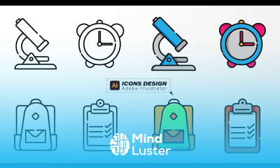 Professional Icon Design Tutorial icons Design Adobe illustrator Vector Art Graphic Mentor