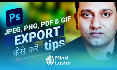 Export Settings of JPEG PNG PDF GIF in Photoshop