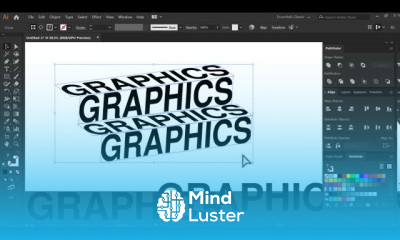 Text Efffects in Adobe illustrator in Hindi GraphicsMentorJitendra