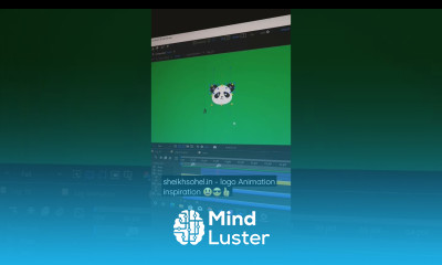 Logo Animation shorts Panda logoanimation aftereffect logointro logoreveal motiongraphics