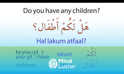 Gateway to Arabic Podcast Series Unit Two Dialogue 6 هل لكم أطفال