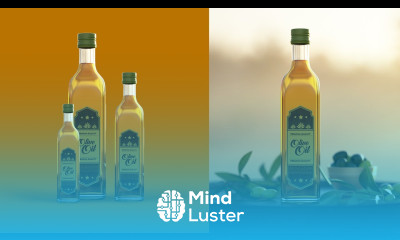 Label Design Olive Oil Bottle With Mockup Adobe illustrator tutorial Product Designing