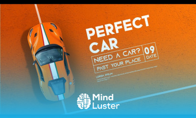 illustrator with Photoshop Car Advertising Typography Banner Post Design Urdu Hindi