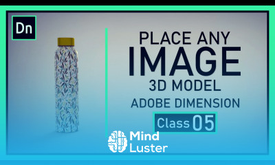 Place Any image in 3D Model Adobe Dimension Advanced Course Urdu Hindi Class 05 AS GRAPHICS