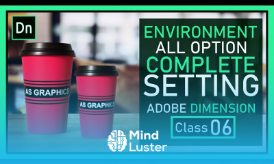 Environment All Option Complete Setting Adobe Dimension Advanced Course Urdu Hindi Class 06