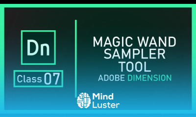 Magic wand tool Sampler tool Adobe Dimension Advanced Course Urdu Hindi Class 07