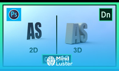 2D to 3D Photoshop Link With Adobe Dimension Advanced Course Urdu Hindi Class 10