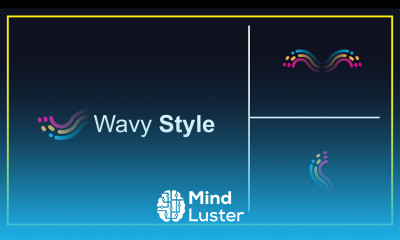 Wavy Style Logo Design Adobe illustrator tutorial 2022