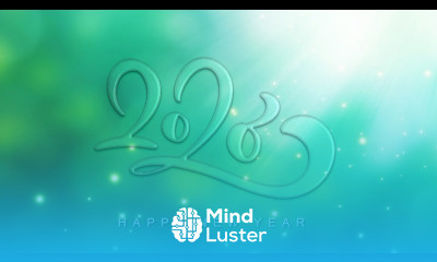 Happy New Year Design in Photoshop Shiny Glass Text Effect