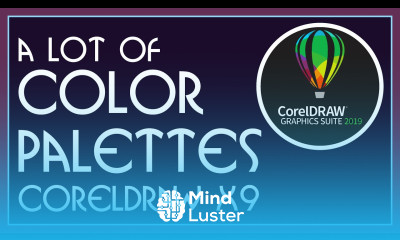CorelDraw x9 tutorial A lot of Color palettes Coreldraw x9 New Features urdu hindi