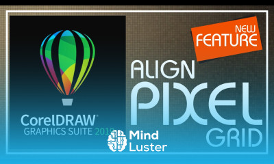 CorelDraw x9 New FEATURE Align With PIXEL Grid Tutorial By as graphics Urdu hindi