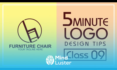 5 Minute Logo Design Tips Become a Logo Master Class 09 CRATIVE CHAIR LOGO Coreldraw 2020