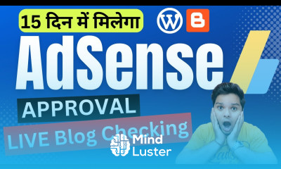 15 दिनों में मिलेगा Google AdSense ApprovalLive Blog Checking adsenseapproval