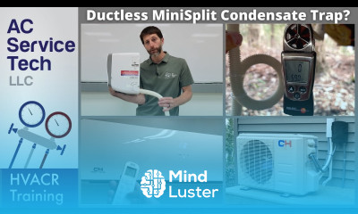Does a Wall Mounted MINISPLIT Need a CONDENSATE TRAP Ductless vs Ducted Air Handlers