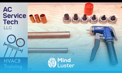 Using a Hydraulic Swaging Tool for Copper Pipe Line Set