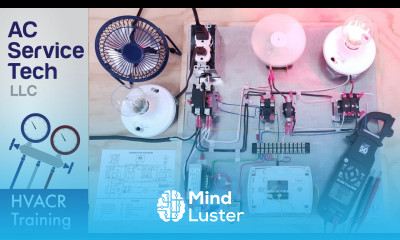 Teaching HVAC ELECTRICAL Wiring Components Troubleshooting to Students using a Training Board