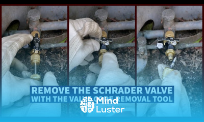 Remove The Schrader Valve with the Valve Core Removal Tool on the First Try Every Time
