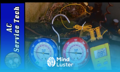 Check the Air Conditioner Refrigerant Charge Connect Measure Disconnect Procedure