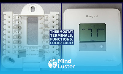 Honeywell Thermostat Instructions Wire Terminals Functions Color Code Furnace and AC Heat Pump