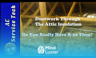 Ductwork going through your Attic Insulation Do You Really Have R 60 Insulation Then Explained