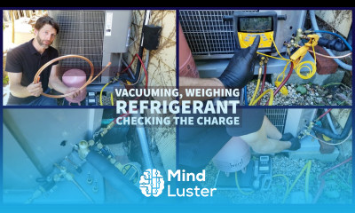 Vacuuming Weighing Refrigerant Checking the Charge of an HVAC Unit