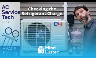 Checking the Refrigerant Charge on a Running R 410A Inverter MINI SPLIT Unit
