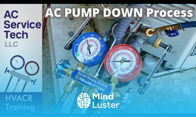 Full Refrigerant PUMP DOWN PROCEDURE on AC Unit PERFORMED Questions ANSWERED