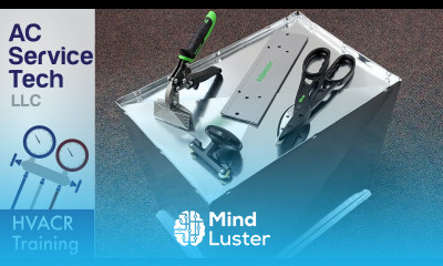 Building a Sheet Metal PLENUM and END CAP with Hand Tools