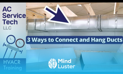 HVAC Sheet Metal Basics 3 Methods For Hanging Duct