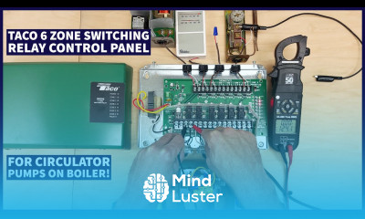 Taco 6 ZONE Switching Relay Control Panel for Circulator Pumps on a Boiler Wiring Functions Demo
