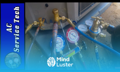 HVAC Pressure Testing a Refrigerant Line with Nitrogen