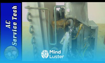 Using an HVAC Pinch Off Tool to Braze Service Ports onto an Appliance