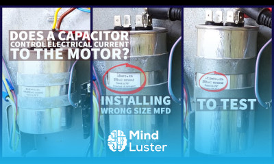 Does a CAPACITOR Control Electrical Current to the Motor Installing Wrong Size MFD to Test