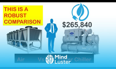 Detailed Energy Analysis and Cost Savings Air cooled and Water cooled chillers HVAC 12