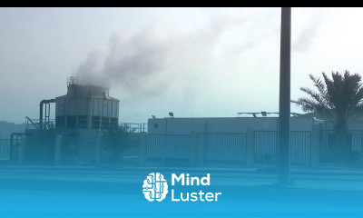 Fume from Cooling tower operating in winter