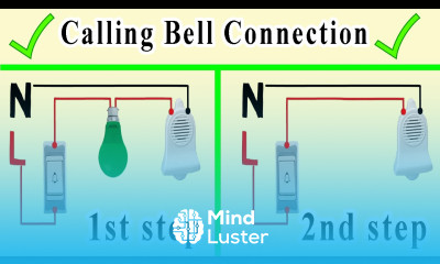 simply way how to connect calling bell wiring diagram