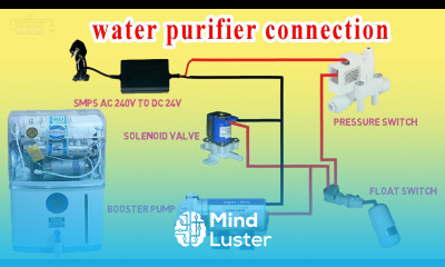electrical connection of domestic ro water purifier