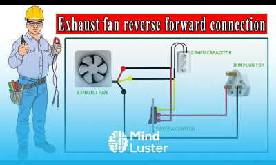 Exhaust fan reverse forward connection Jr Electric School