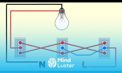 1 bulb 3 switches diagram JrElectricSchool
