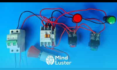 single phase motor starter in indication lamp