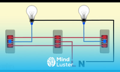 Two way switch staircase wiring