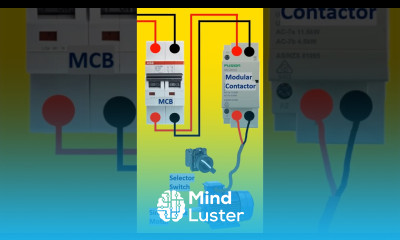 Single Phase Motor Modular Contactor Connection