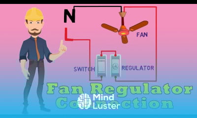 FAN REGULATOR CONNECTION electrical animation tutorial