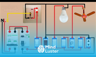 very simple switch board wiring connection