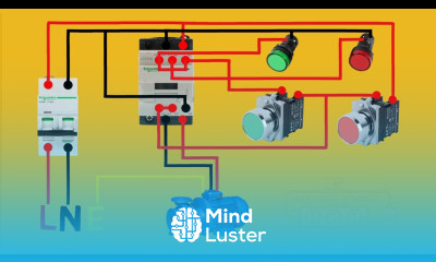 single phase motor wiring with indicator