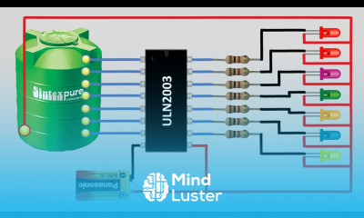 water level indicator circuit diagram