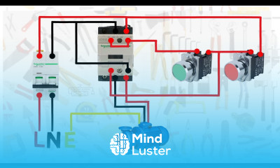 single phase motor connection with magnetic contactor wiring diagram