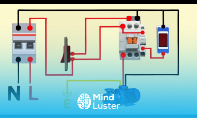 single phase motor water pump control magnetic contactor with indicator